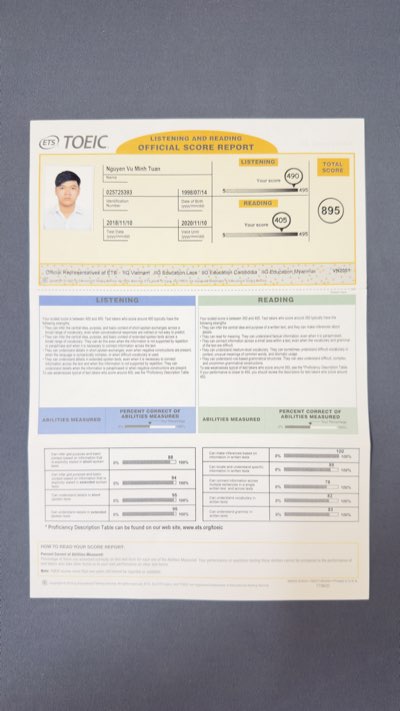 895 TOEIC Listening and Reading