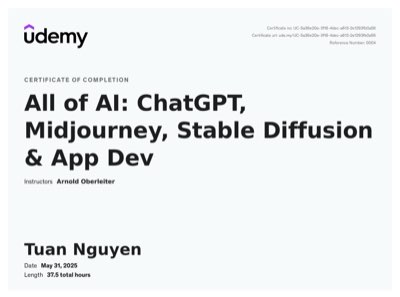 All of AI: ChatGPT, Midjourney, Stable Diffusion & App Dev