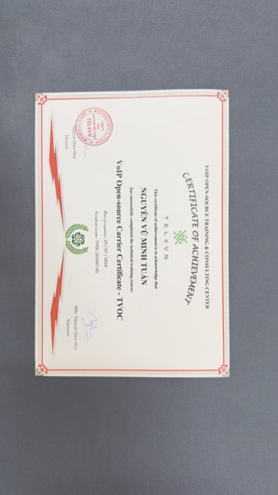 VoIP Open-source Carrier Certificate